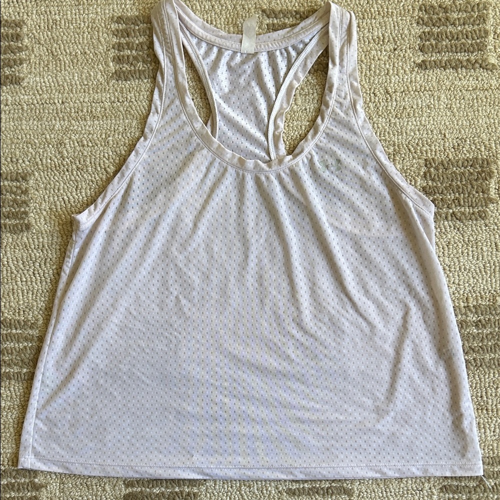 ✨5 for $15✨ Under Armour White Mesh Tank Top